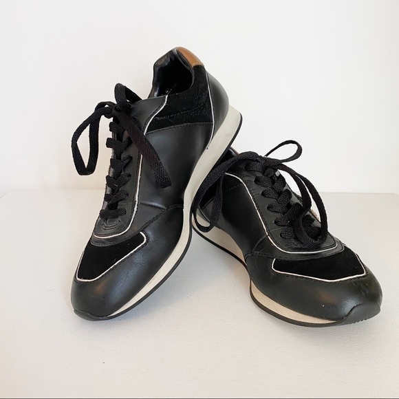 Coach Rebecca Varsity Black/Saddle Tan Sneakers - Picture 13 of 14